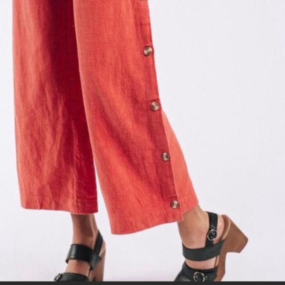 Mo : Vint New York Wide Leg Rust Pants Size Medium NWT - Picture 2 of 8